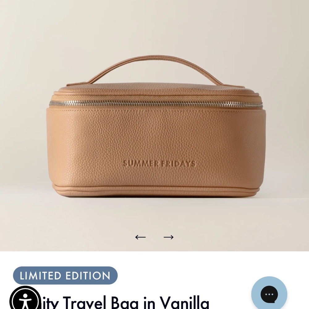 Summer Fridays Vanilla Vanity Case and 5 Mini Skincare Essentials